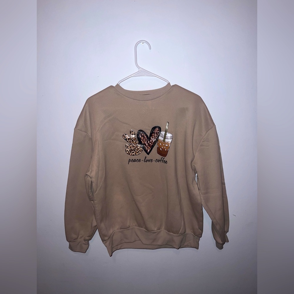 Coffee designed crewneck